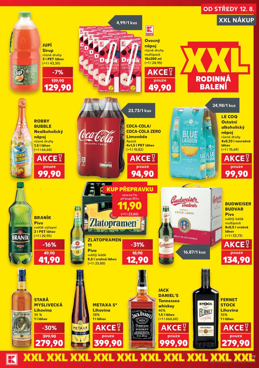 Leták Kaufland - Kaufland 12.8. - 18.8. - Kaufland Humpolec - strana 29 Leták Kaufland - Kaufland 12.8. - 18.8. - Kaufland Humpolec - strana 29