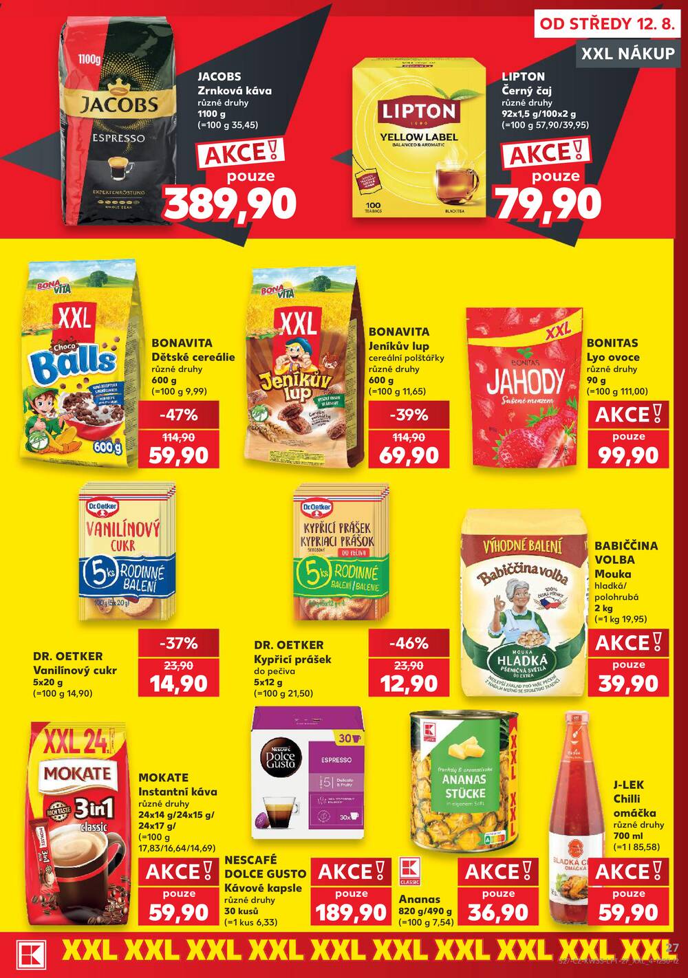 Kaufland 12.8. - 18.8. - Kaufland - Chomutov - centrum