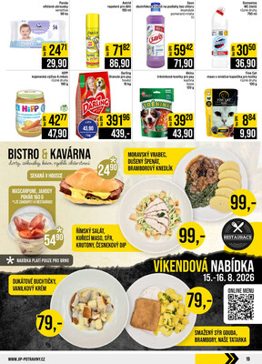 JIP Cash & Carry České Budějovice, Most, Náchod, Polička, Sušice a Svoboda nad Úpou od 12.8. do 18.8.2026