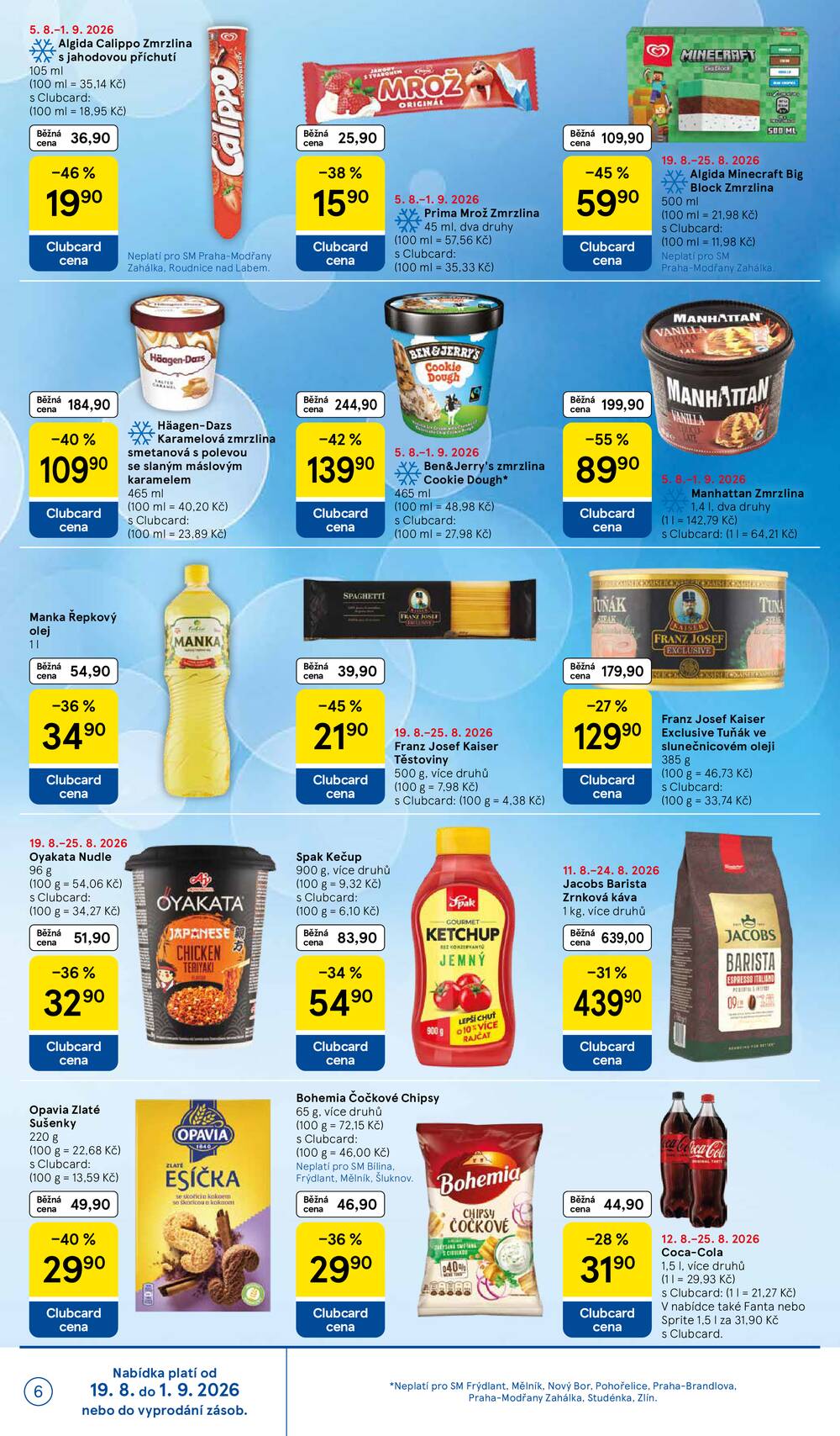 Tesco supermarkety od 19.8. do 25.8.2026