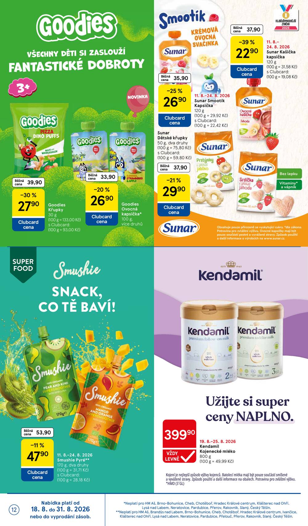 Tesco hypermarkety od 19.8. do 25.8.2026