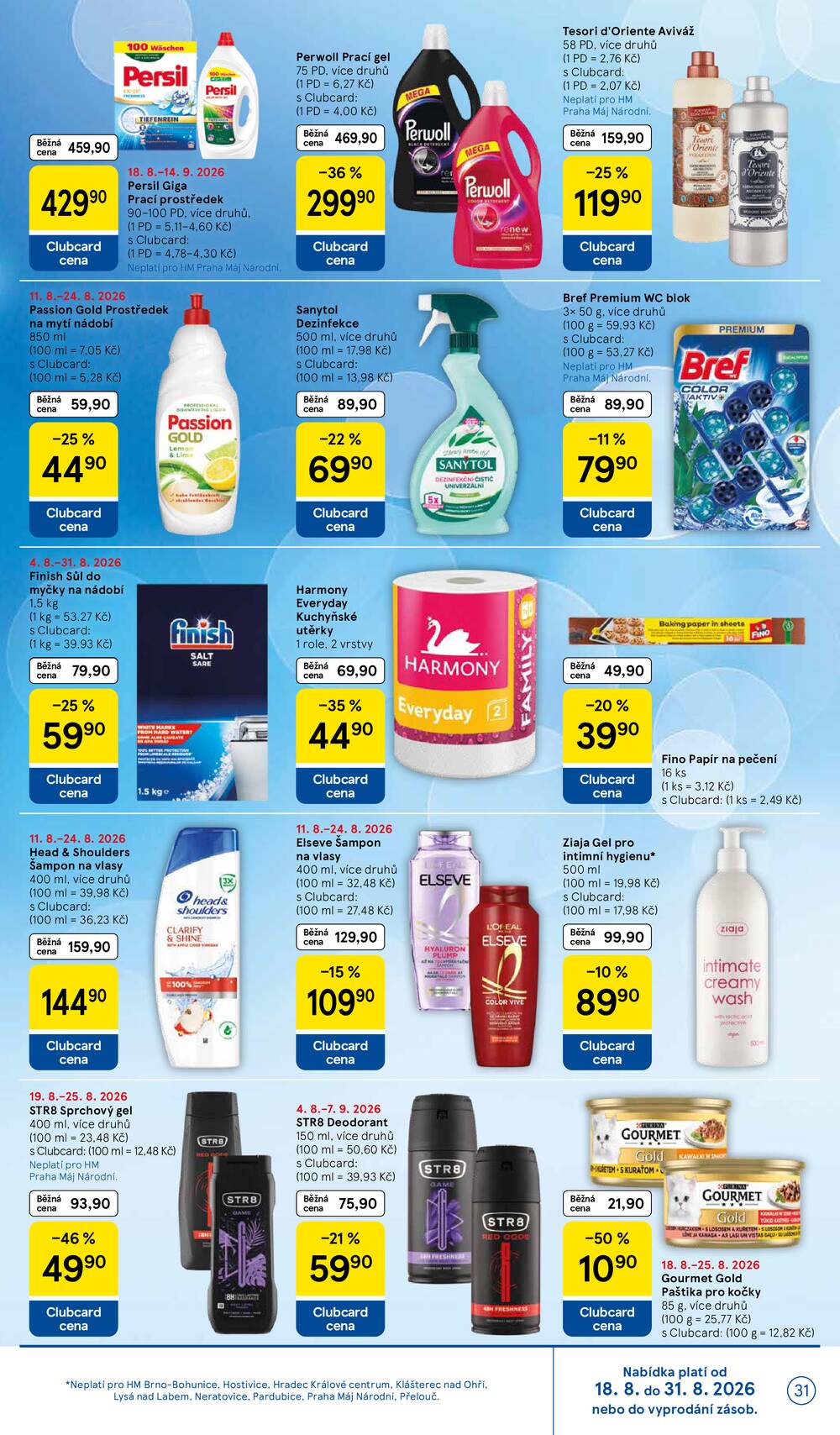 Tesco hypermarkety od 19.8. do 25.8.2026