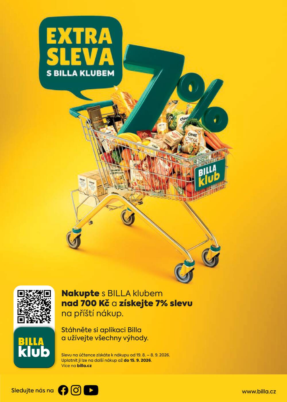 BILLA od 19.8. do 25.8.2026