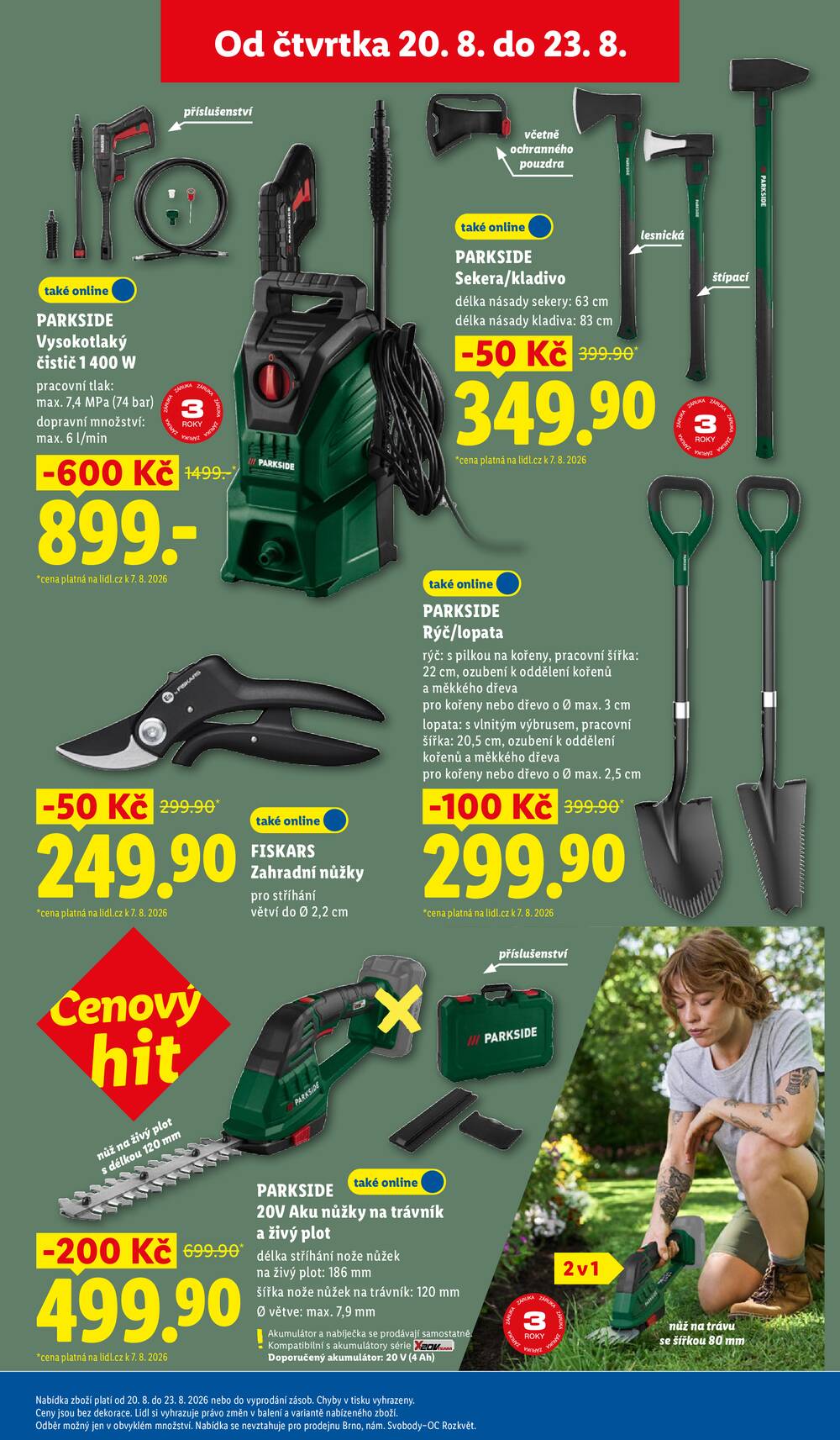 Lidl Čtvrtek od 20.8. do 23.8.2026