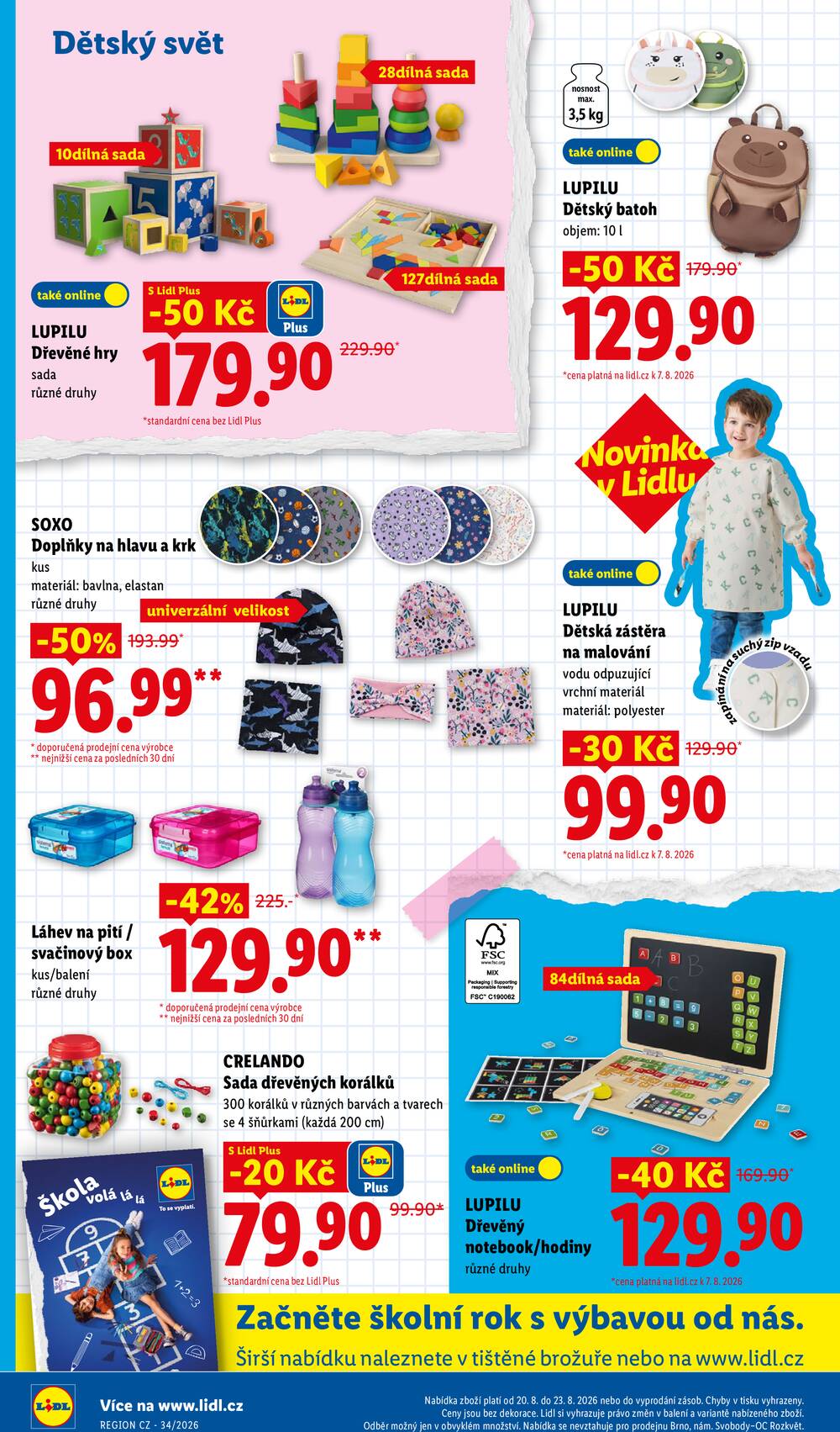 Lidl Čtvrtek od 20.8. do 23.8.2026