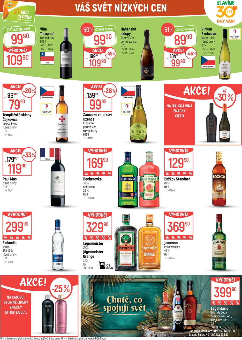 Akční leták Globus 19.8. - 25.8.2026 - Globus Praha - Centrum Černý Most
