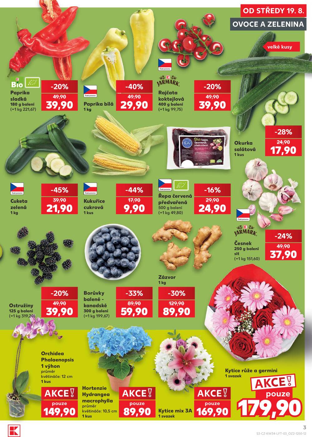 Leták Kaufland - Kaufland 19.8. - 25.8. - Kaufland - Praha 3 (Jarov) - strana 3 Leták Kaufland - Kaufland 19.8. - 25.8. - Kaufland - Praha 3 (Jarov) - strana 3