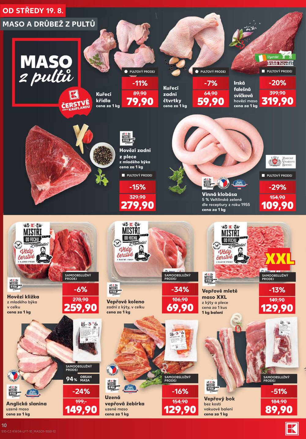 Leták Kaufland - Kaufland 19.8. - 25.8. - Kaufland Praha Čestlice - strana 10 Leták Kaufland - Kaufland 19.8. - 25.8. - Kaufland Praha Čestlice - strana 10
