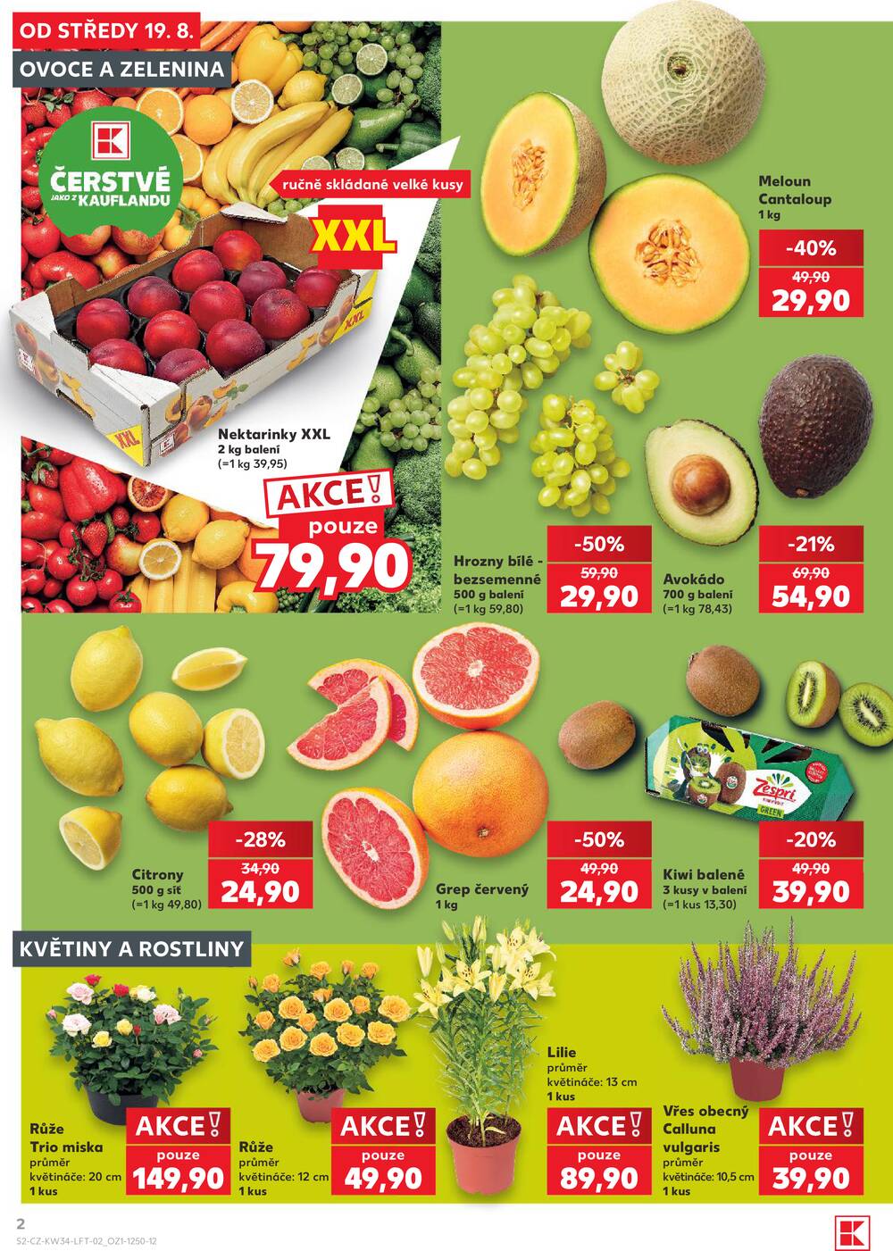 Leták Kaufland - Kaufland 19.8. - 25.8. - Kaufland - Praha 12 (Modřany) - strana 2 Leták Kaufland - Kaufland 19.8. - 25.8. - Kaufland - Praha 12 (Modřany) - strana 2