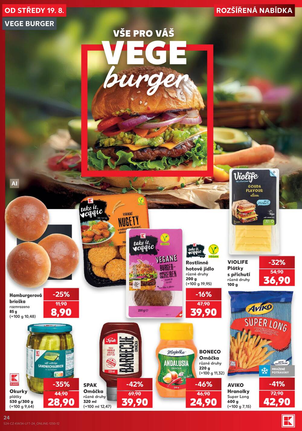 Leták Kaufland - Kaufland 19.8. - 25.8. - Kaufland - Praha 12 (Modřany) - strana 24 Leták Kaufland - Kaufland 19.8. - 25.8. - Kaufland - Praha 12 (Modřany) - strana 24