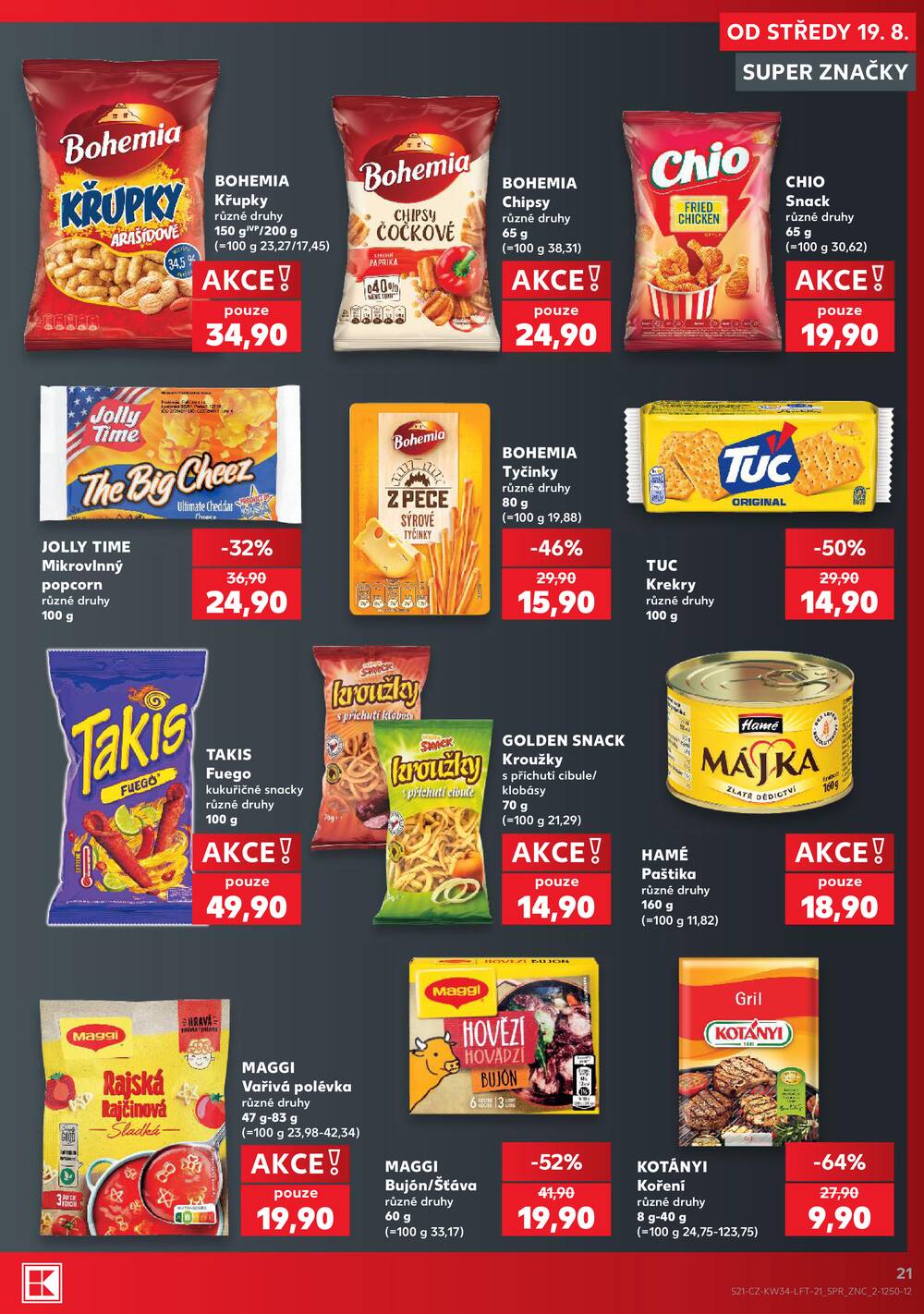 Kaufland 19.8. - 25.8. - Kaufland - Čáslav