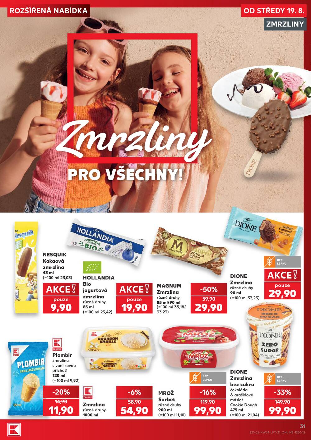 Kaufland 19.8. - 25.8. - Kaufland - Čáslav