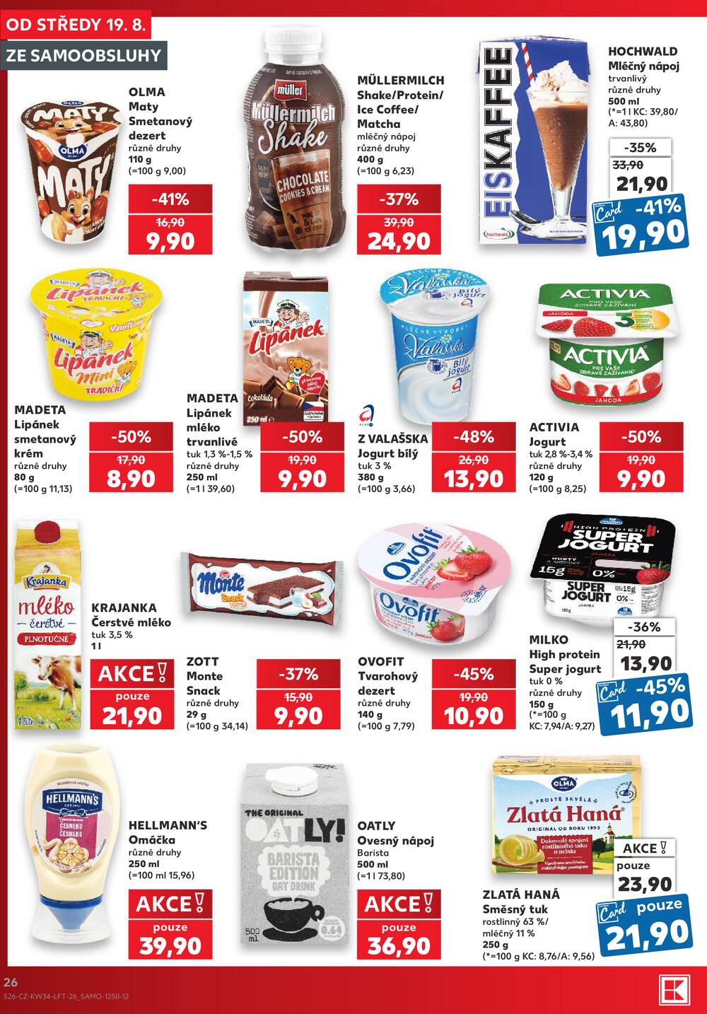 Kaufland 19.8. - 25.8. - Kaufland - Hodonín (Dvořákova)