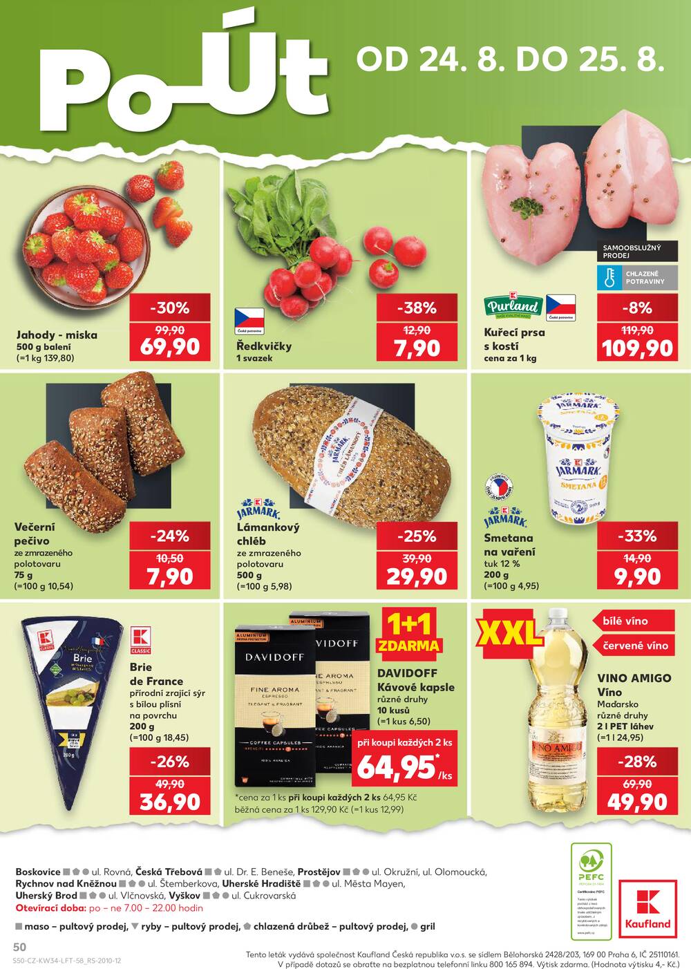 Kaufland 19.8. - 25.8. - Kaufland - Vyškov
