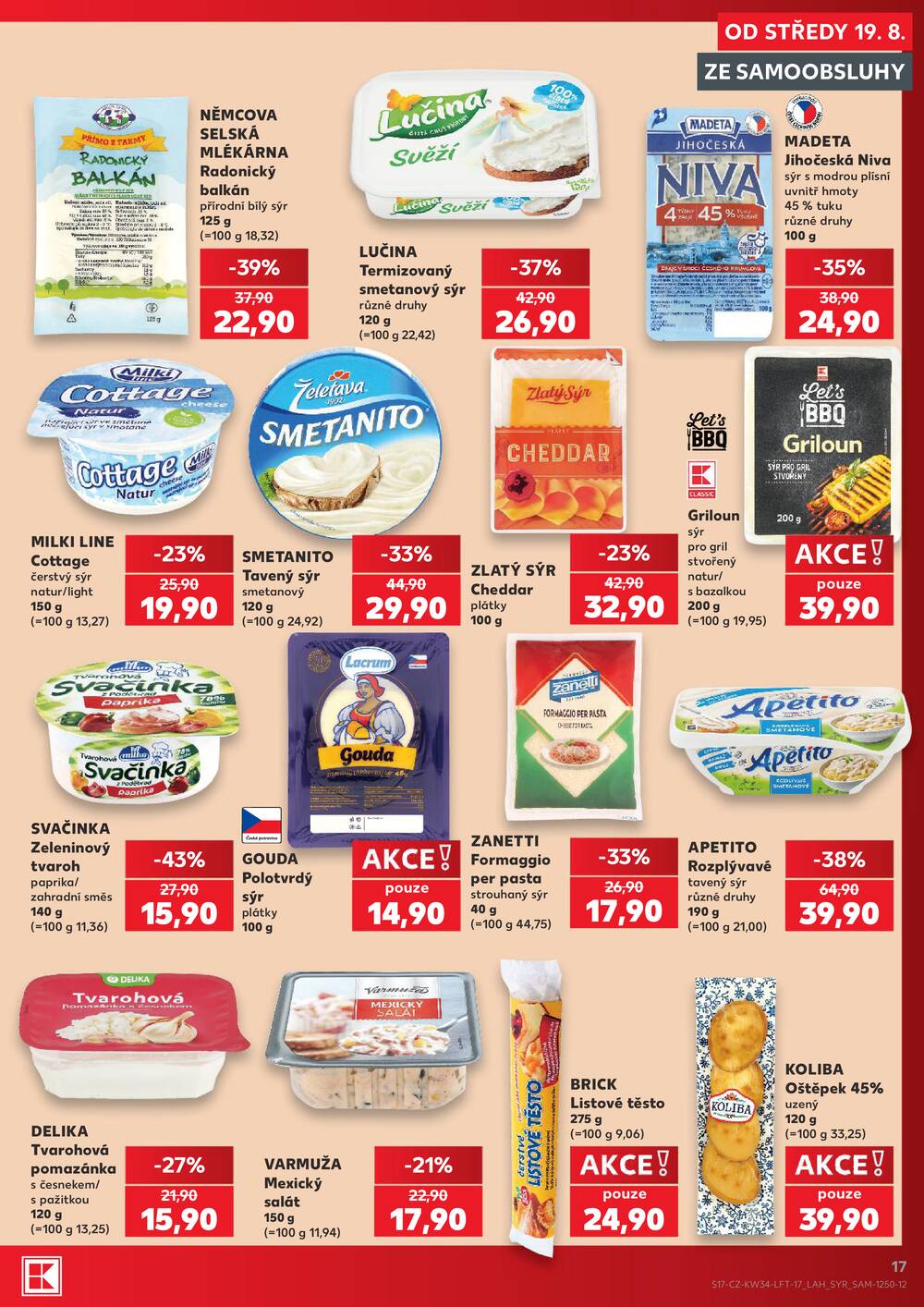 Kaufland 19.8. - 25.8. - Kaufland - Prostějov (Olomoucká)