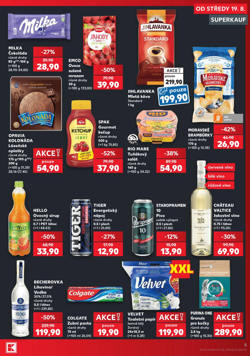 Leták Kaufland - Kaufland 19.8. - 25.8. - Kaufland - Cheb - strana 5 Leták Kaufland - Kaufland 19.8. - 25.8. - Kaufland - Cheb - strana 5