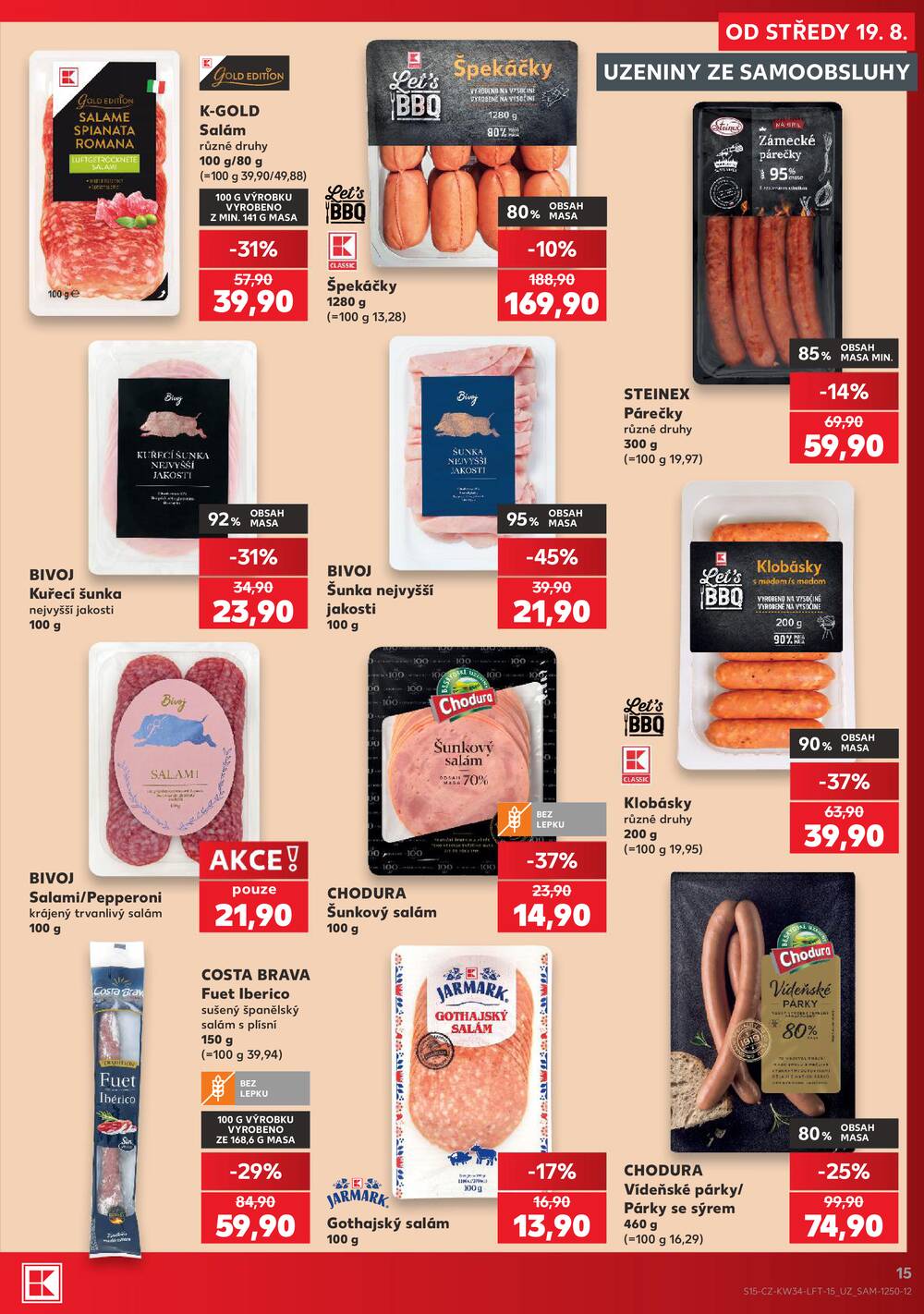 Leták Kaufland - Kaufland 19.8. - 25.8. - Kaufland - Cheb - strana 15 Leták Kaufland - Kaufland 19.8. - 25.8. - Kaufland - Cheb - strana 15