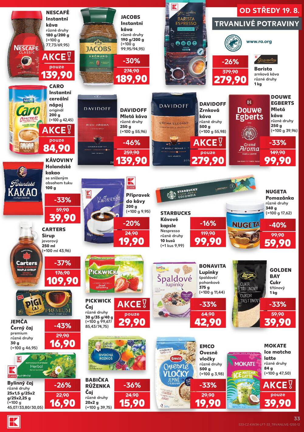 Kaufland 19.8. - 25.8. - Kaufland - Kuřim