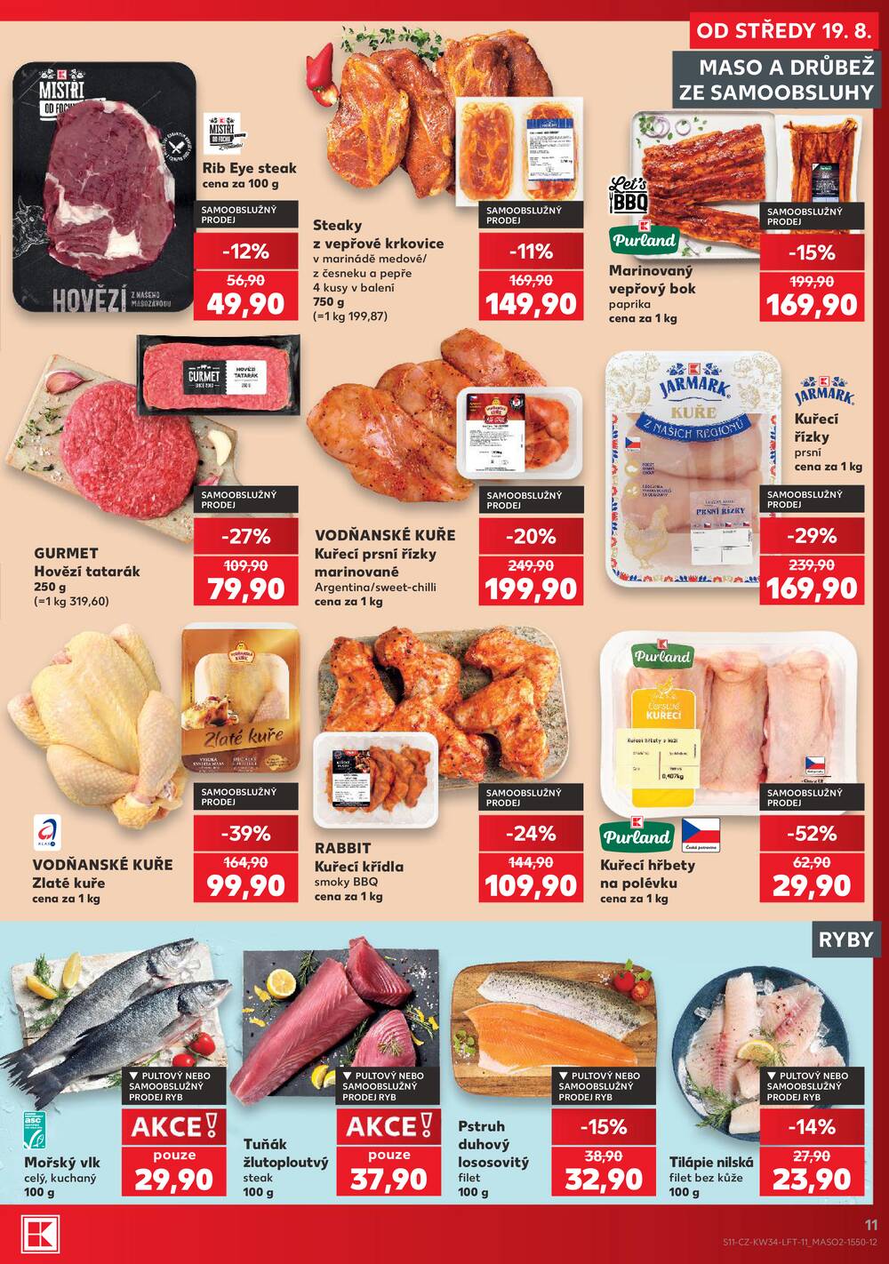 Kaufland 19.8. - 25.8. - Kaufland - Rožnov pod Radhoštěm - Meziříčská