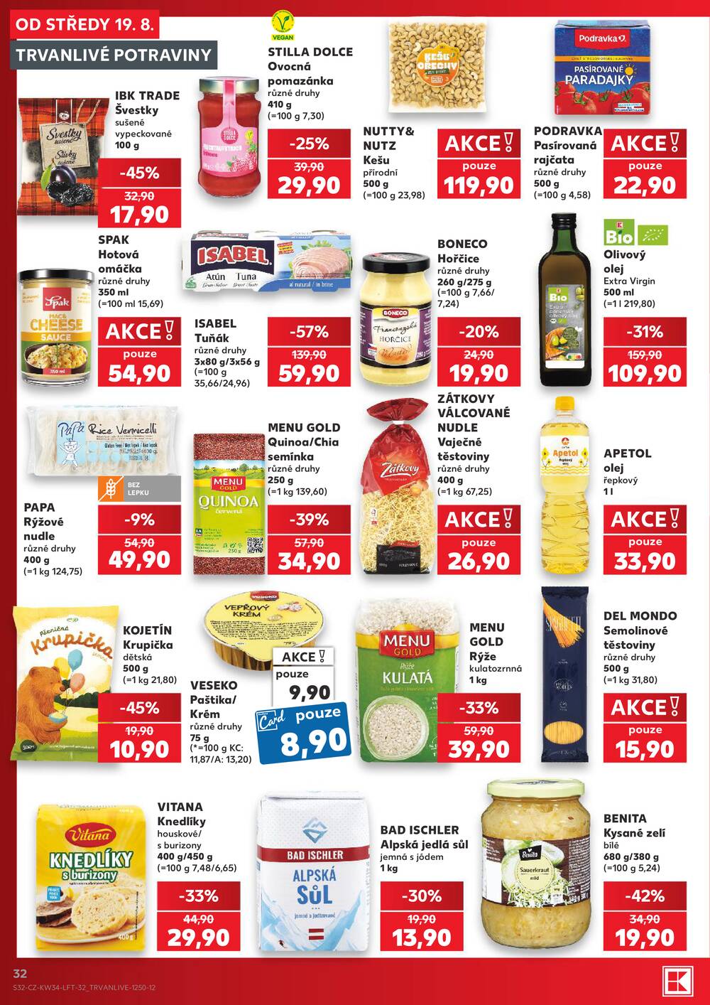 Kaufland 19.8. - 25.8. - Kaufland - Otrokovice