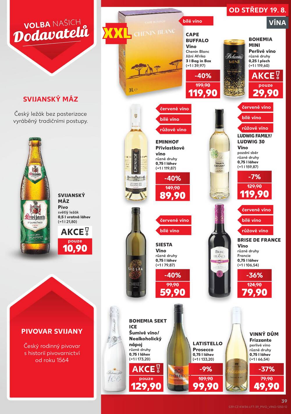 Kaufland 19.8. - 25.8. - Kaufland - Otrokovice