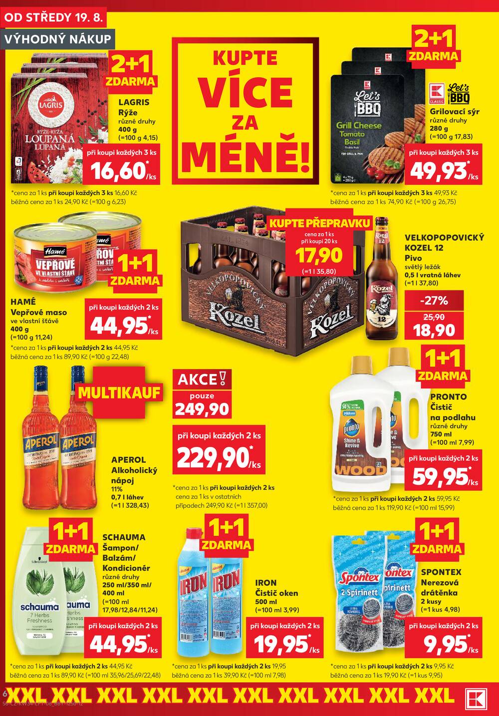 Kaufland 19.8. - 25.8. - Kaufland - Lanškroun