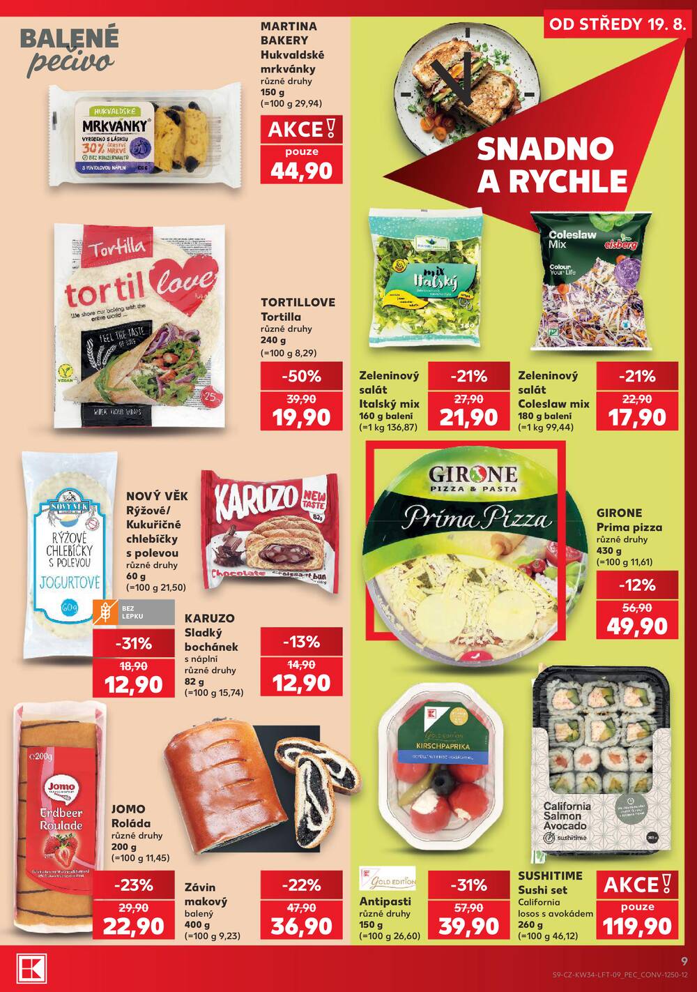 Leták Kaufland - Kaufland 19.8. - 25.8. - Kaufland - Pelhřimov - strana 9 Leták Kaufland - Kaufland 19.8. - 25.8. - Kaufland - Pelhřimov - strana 9