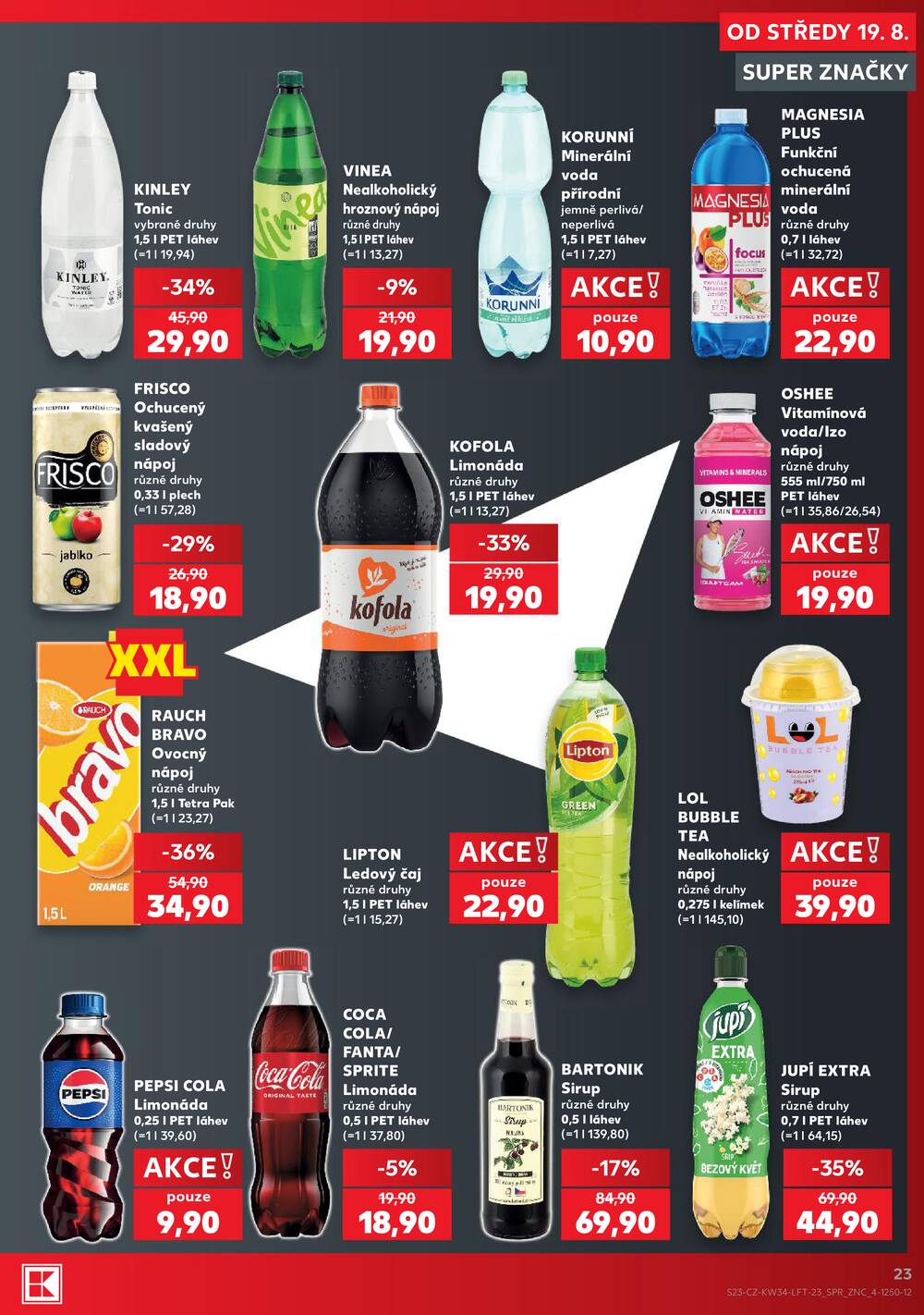 Kaufland 19.8. - 25.8. - Kaufland - Vrchlabí