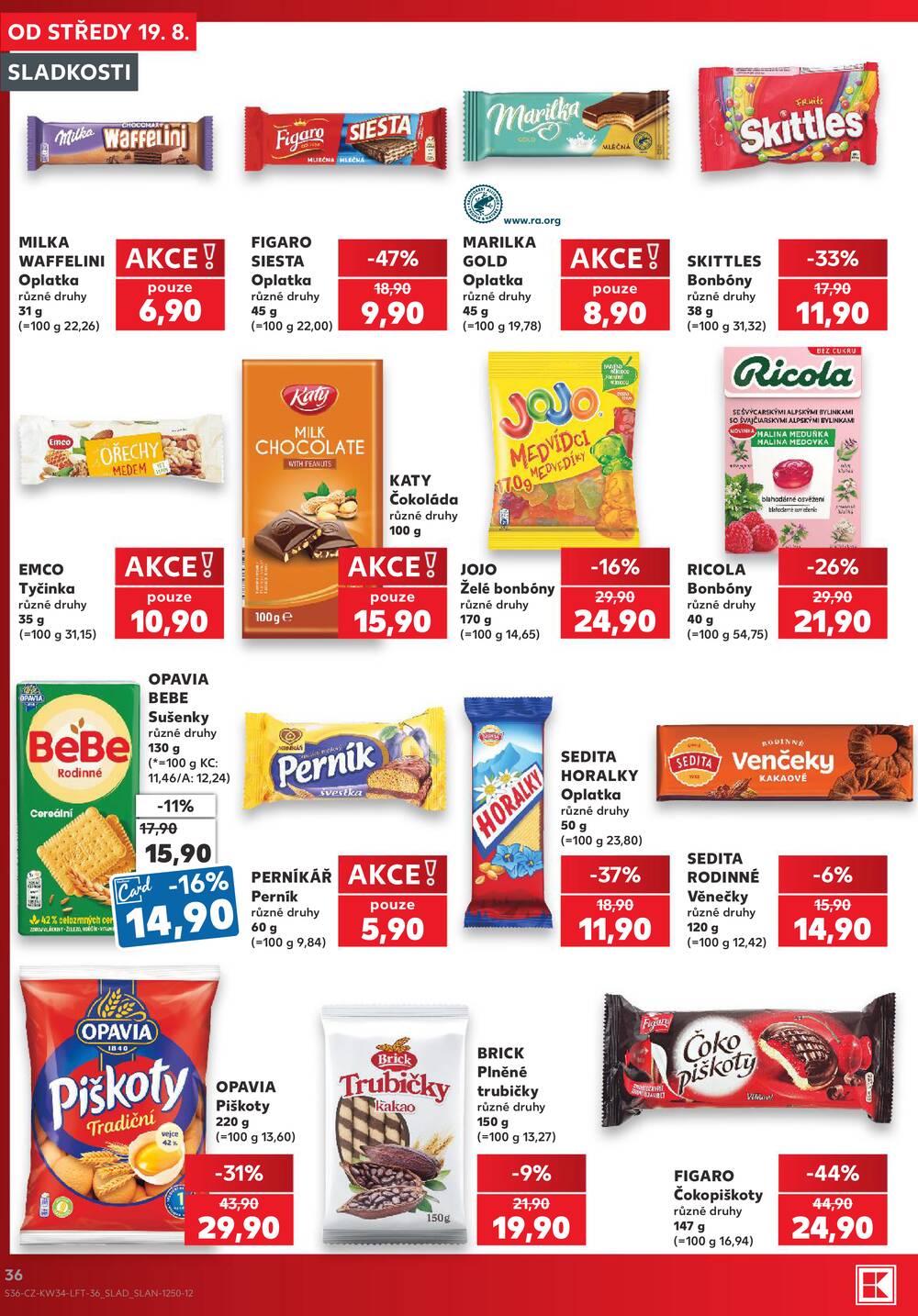 Kaufland 19.8. - 25.8. - Kaufland - Vrchlabí