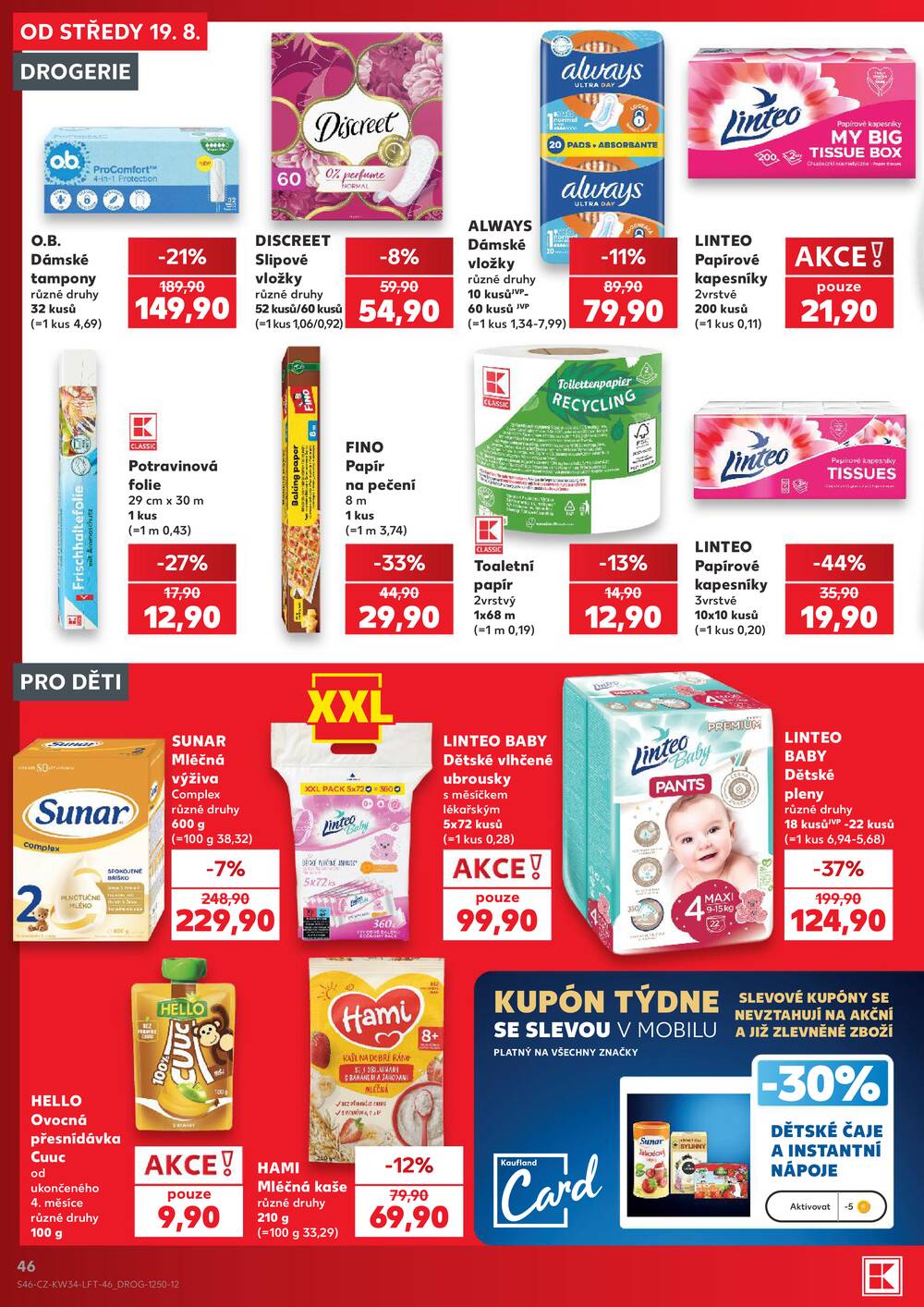 Kaufland 19.8. - 25.8. - Kaufland - Brandýs nad Labem