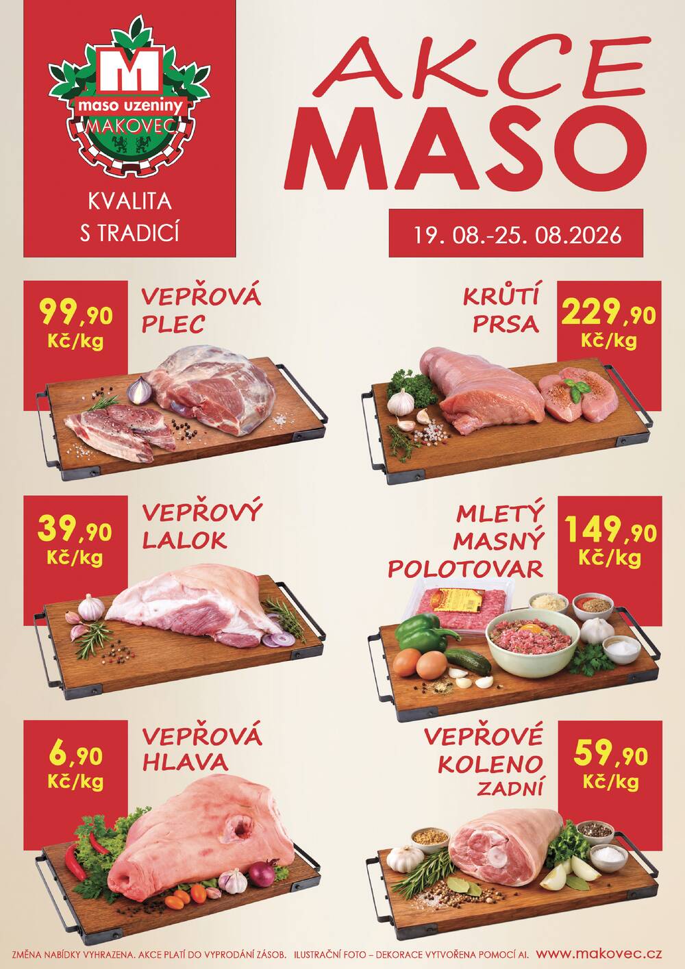 Leták MAKOVEC a.s. – maso uzeniny - Makovec 2.skupina od 19.8. do 25.8.2026 - strana 1 Leták MAKOVEC a.s. – maso uzeniny - Makovec 2.skupina od 19.8. do 25.8.2026 - strana 1