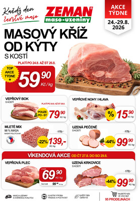 ZEMAN maso-uzeniny : 1 leták