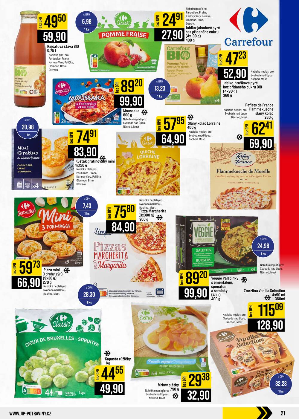 JIP Cash & Carry České Budějovice, Most, Náchod, Polička, Sušice a Svoboda nad Úpou od 19.8. do 25.8.2026