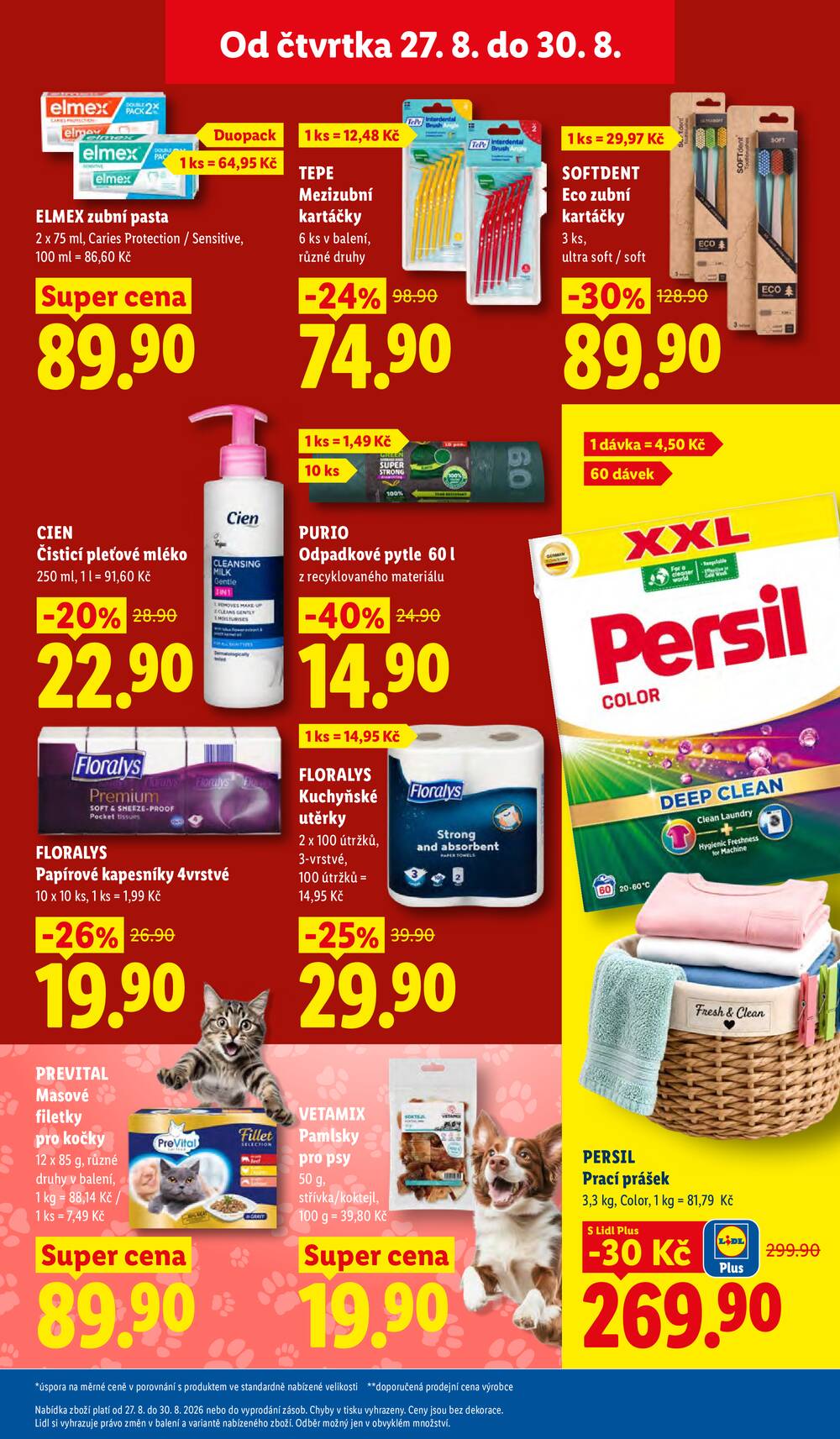 Lidl Čtvrtek od 27.8. do 30.8.2026