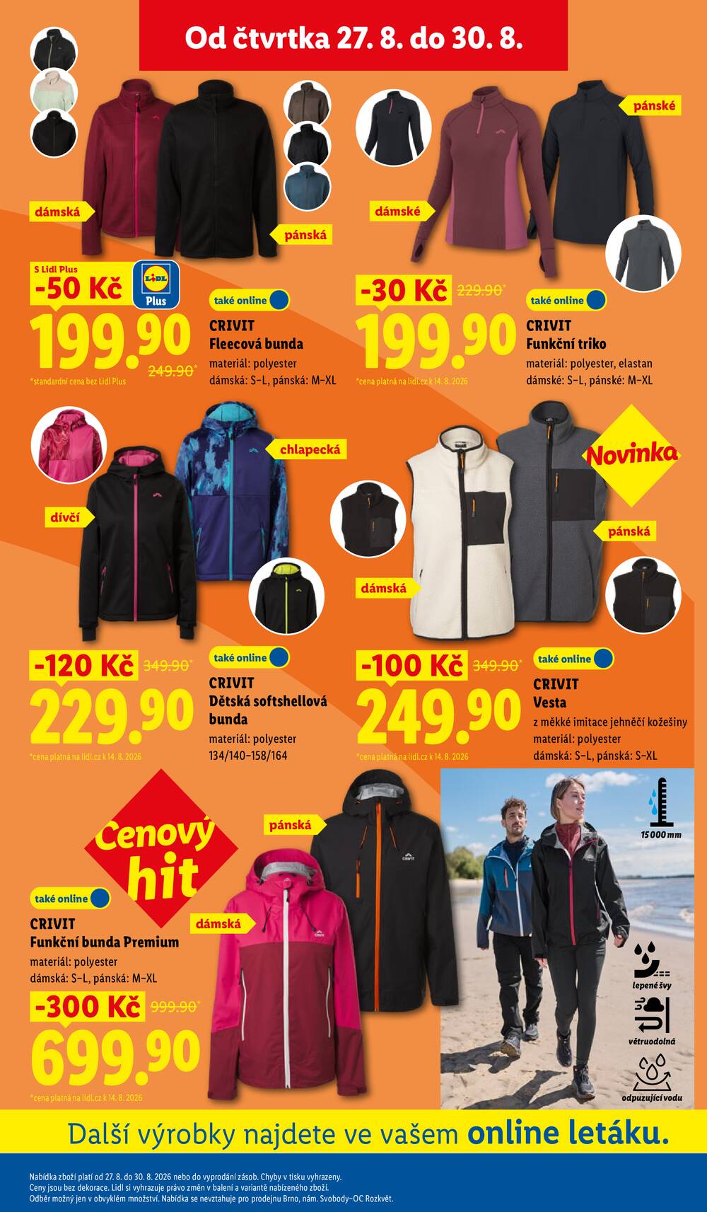 Lidl Čtvrtek od 27.8. do 30.8.2026