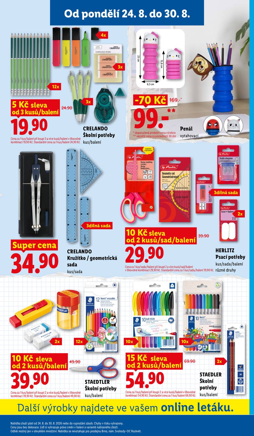 Lidl Spotřební zboží 24.8. - 30.8.