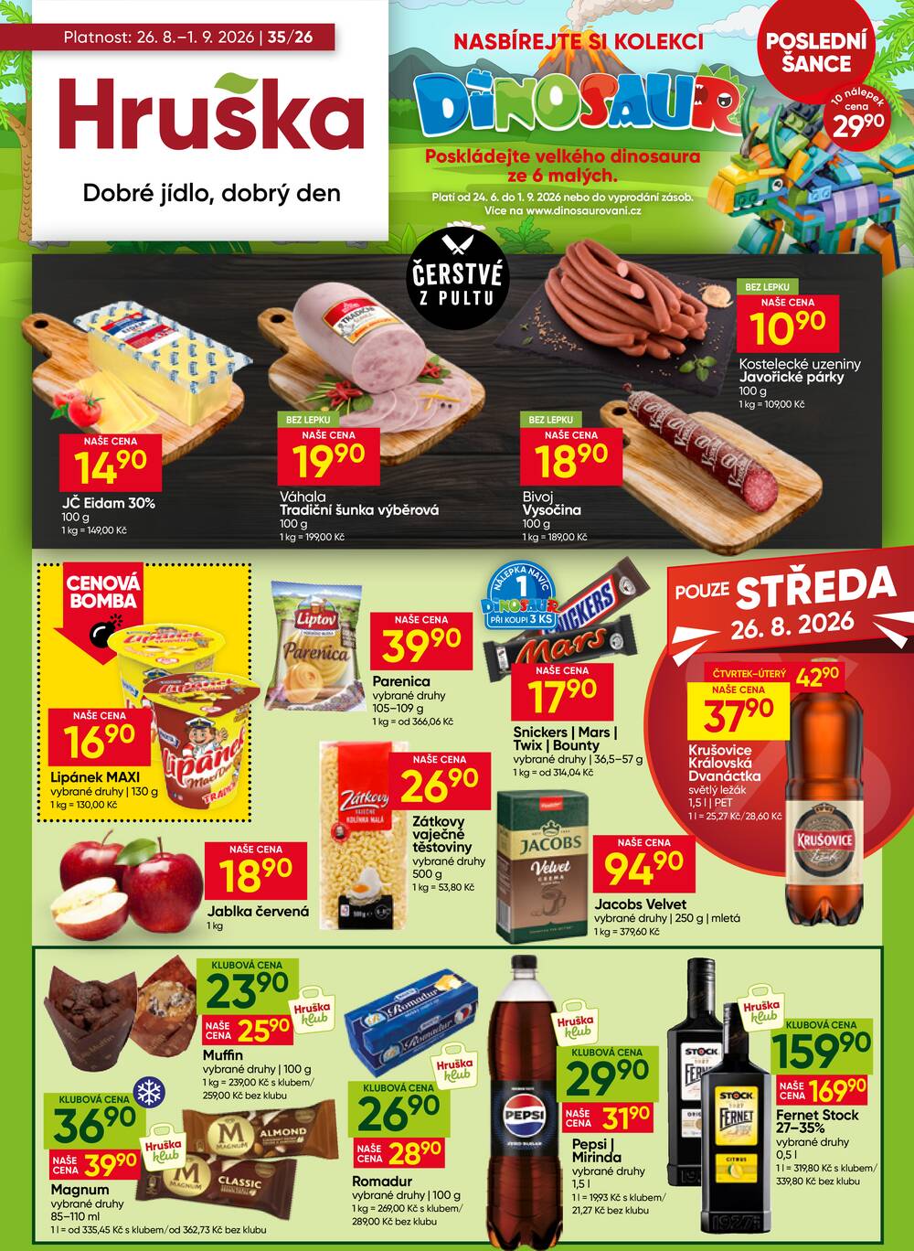 Hruška od 26.8. do 1.9.2026