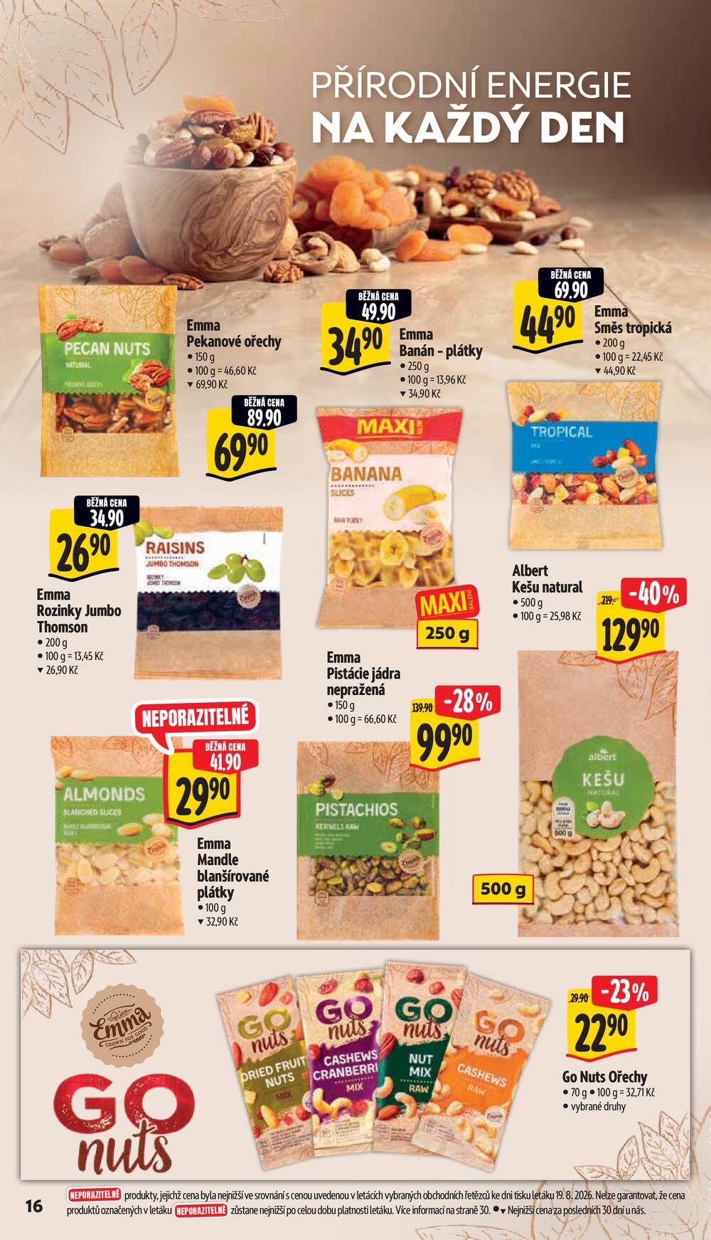 Albert  Hypermarket od 26.8. do 1.9.2026