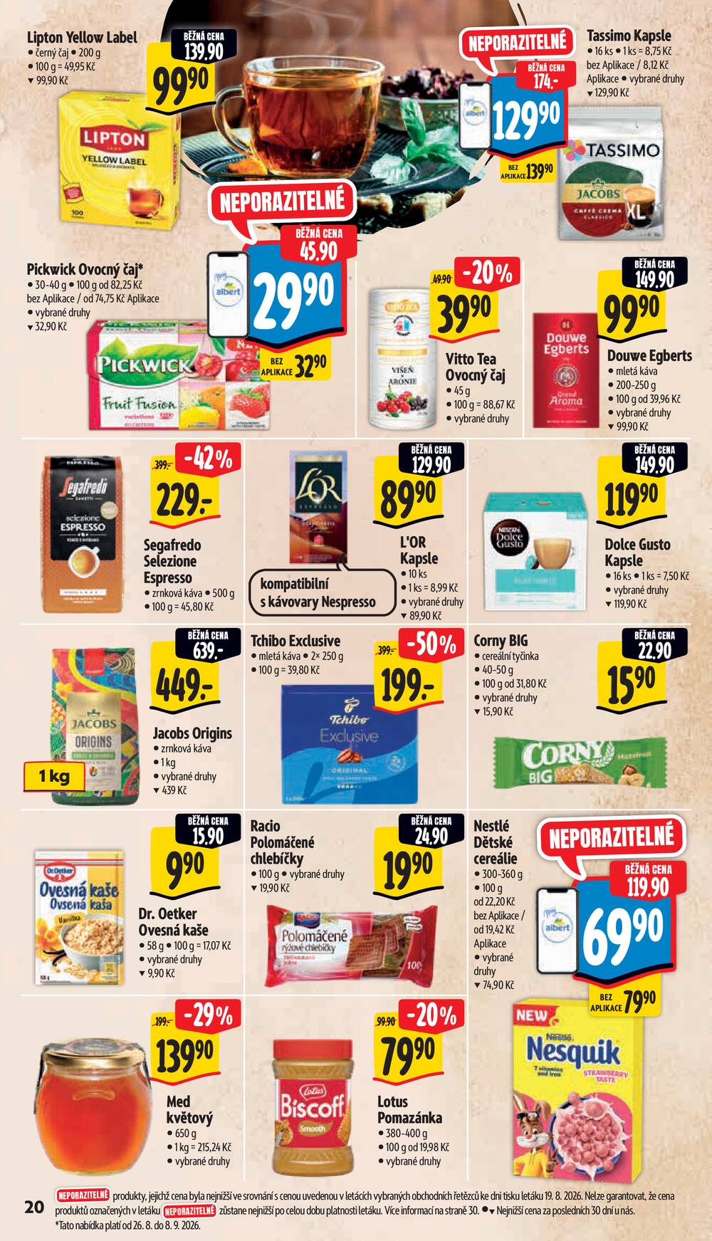 Albert  Hypermarket od 26.8. do 1.9.2026