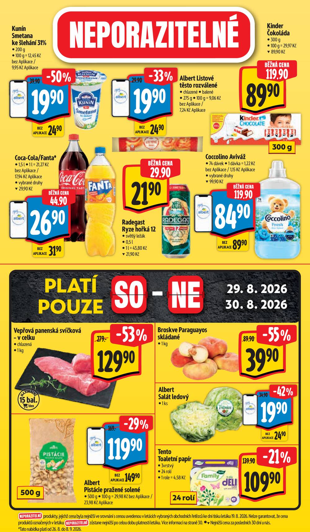 Leták Albert - Albert Hypermarket Jihomoravský od 26.8. do 1.9.2026 - strana 8 Leták Albert - Albert Hypermarket Jihomoravský od 26.8. do 1.9.2026 - strana 8