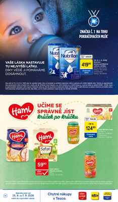 Tesco supermarkety od 26.8. do 1.9.2026