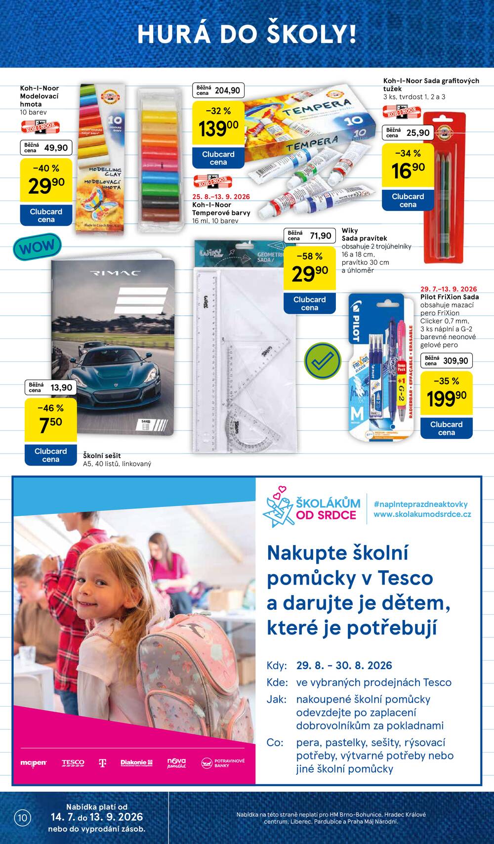 Leták Tesco - Tesco hypermarkety od 26.8. do 1.9.2026 - strana 10 Leták Tesco - Tesco hypermarkety od 26.8. do 1.9.2026 - strana 10