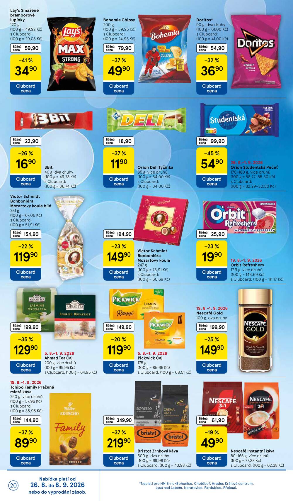 Tesco hypermarkety od 26.8. do 1.9.2026