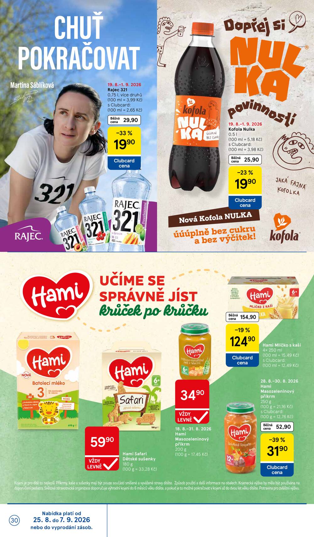 Leták Tesco - Tesco hypermarkety od 26.8. do 1.9.2026 - strana 30 Leták Tesco - Tesco hypermarkety od 26.8. do 1.9.2026 - strana 30