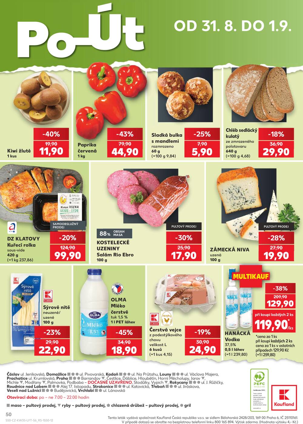 Kaufland 26.8. - 1.9. - Kaufland - Strakonice