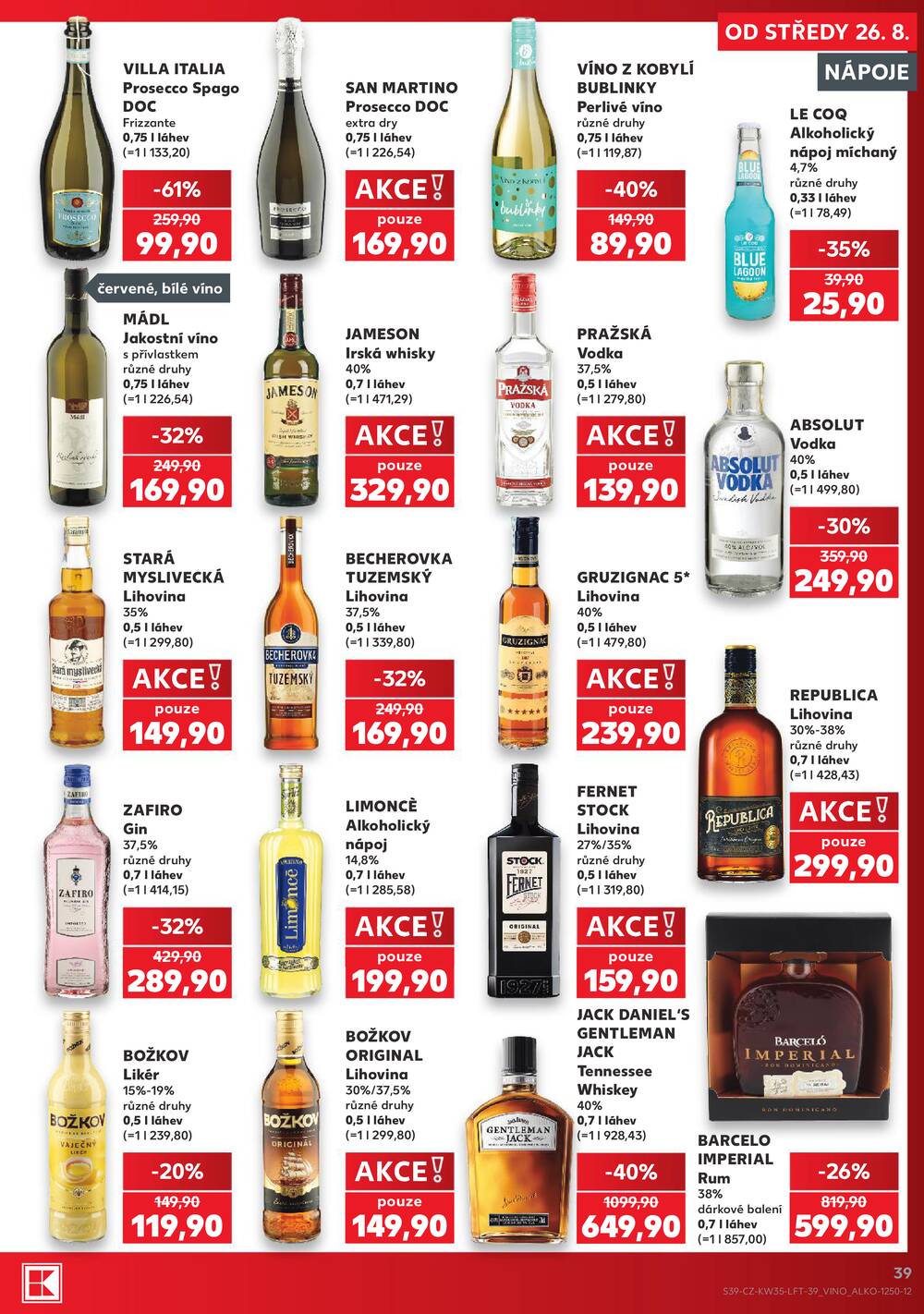Kaufland 26.8. - 1.9. - Kaufland - Praha 4 (Michle)