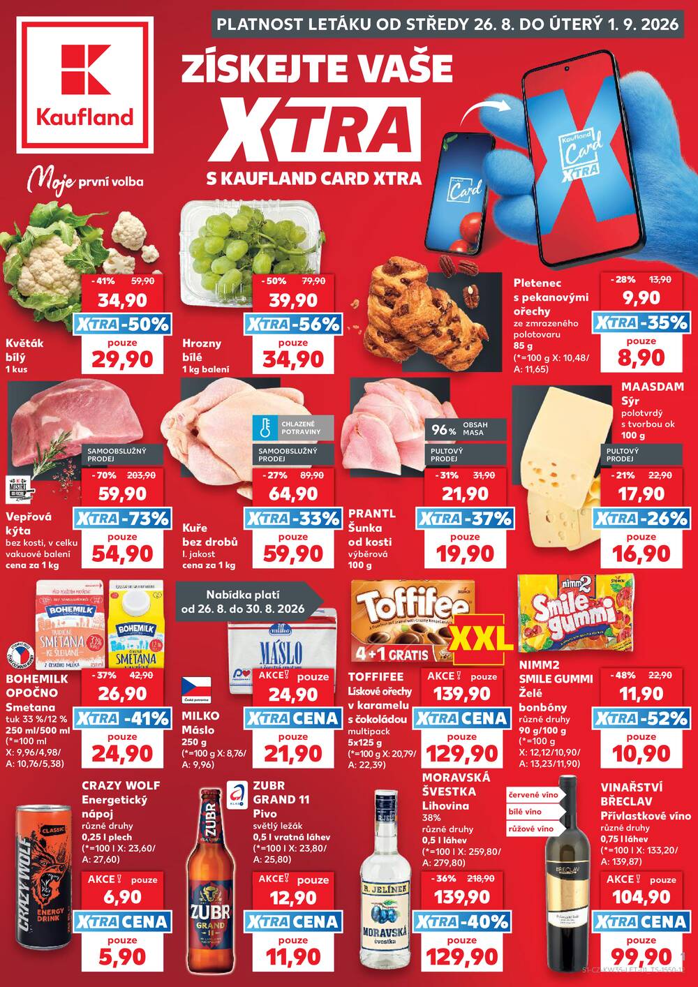 Leták Kaufland - Kaufland 26.8. - 1.9. - Kaufland - Praha 5 (Stodůlky) - strana 1 Leták Kaufland - Kaufland 26.8. - 1.9. - Kaufland - Praha 5 (Stodůlky) - strana 1