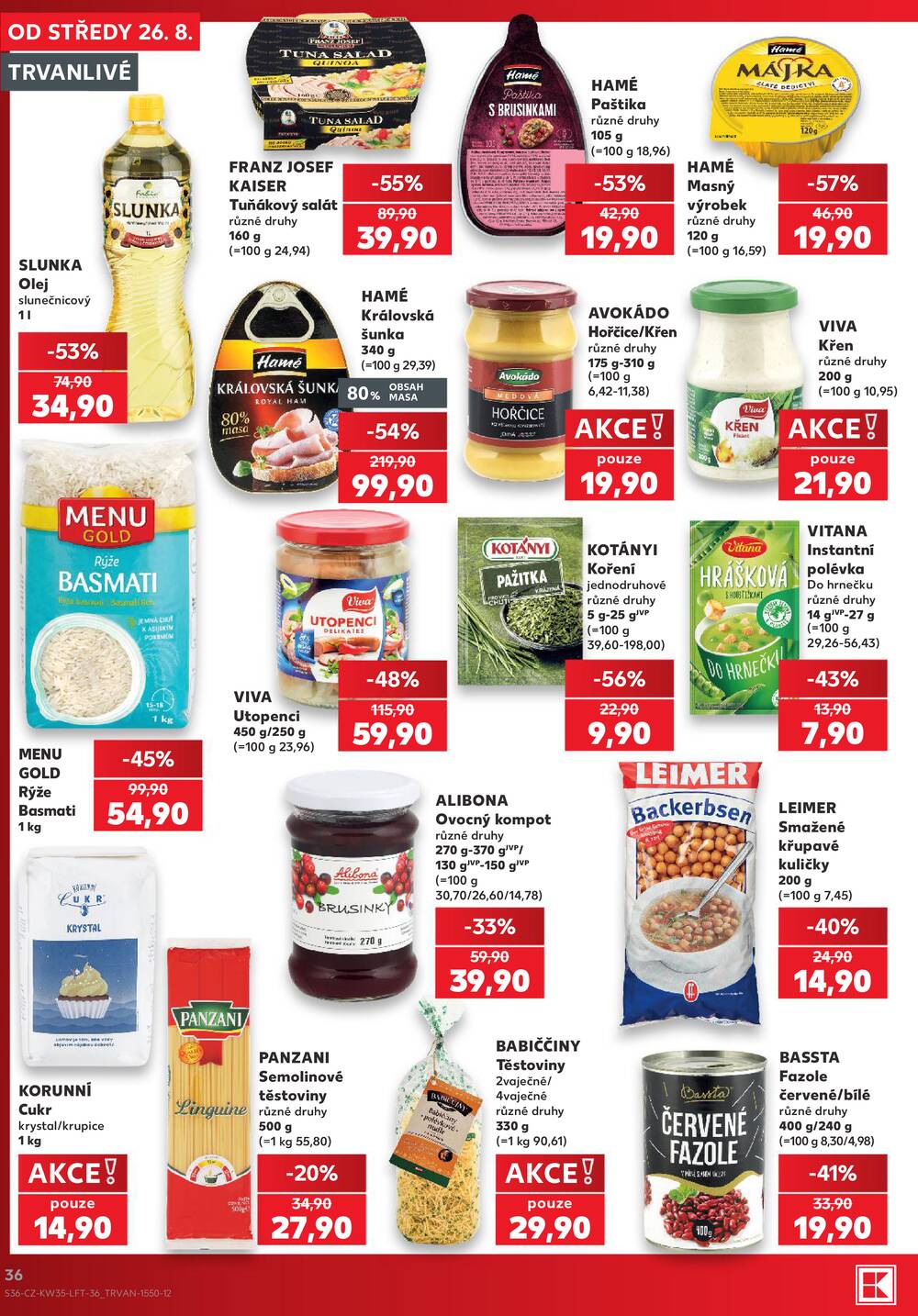 Kaufland 26.8. - 1.9. - Kaufland - Praha 8 (Libeň)