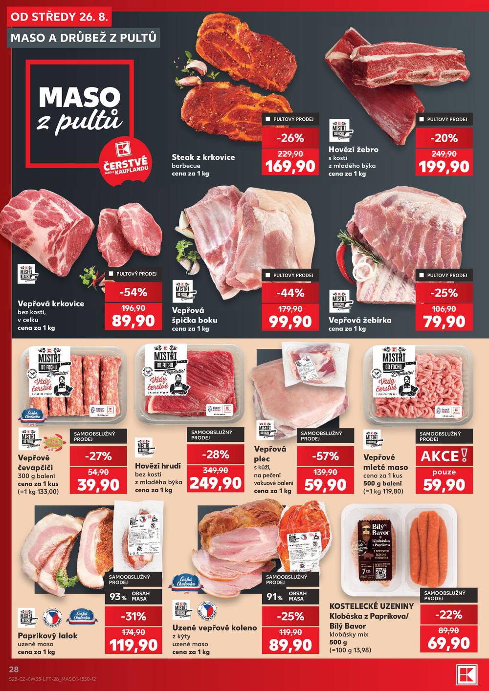 Kaufland 26.8. - 1.9. - Kaufland - Veselí nad Lužnicí - Budějovická