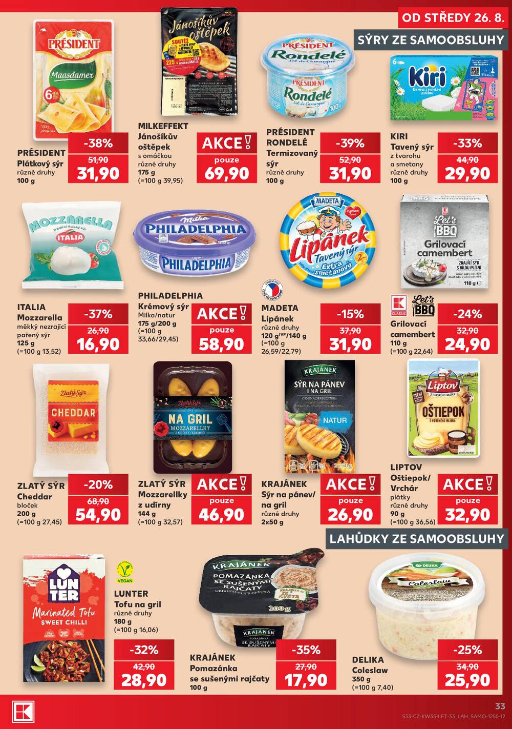 Kaufland 26.8. - 1.9. - Kaufland - Veselí nad Lužnicí - Budějovická